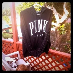 Victoria secret pink full zip Hoodie